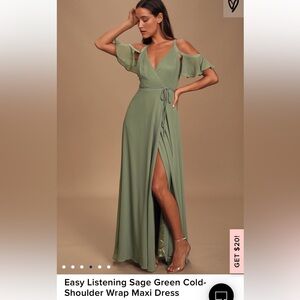 Sage Green Maxi dress